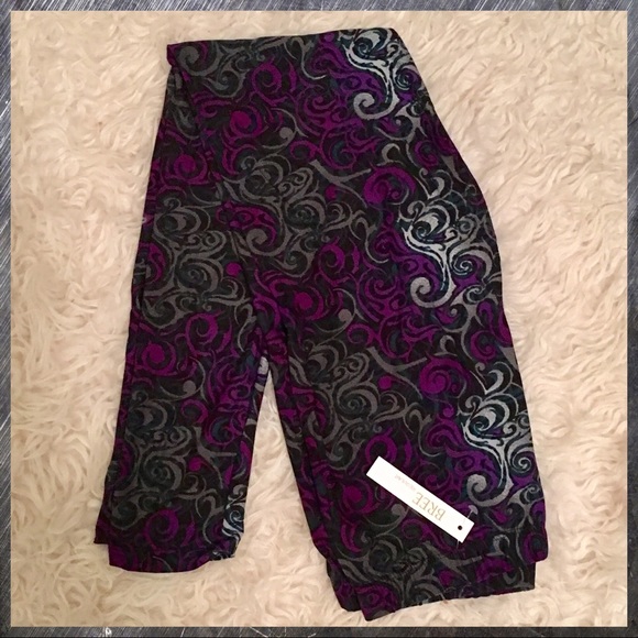 ๐HP๐ Purple-Black-Gray- leggings - Picture 3 of 8